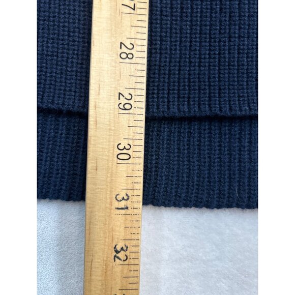 Athleta Sweater Tunic Womens Small Navy Blue Ribbed Knit Long Sleeve - Picture 4 of 6